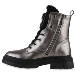 VAN HILL 841889 Schnürstiefelette Damen-Winterstiefel mit günstig online kaufen