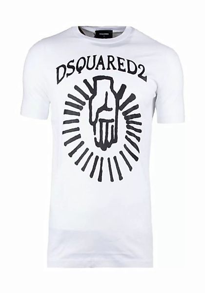 Dsquared2 Stehkragenshirt Dsquared2 Herren UO T-Shirt Frontprint ID: S71GD0 günstig online kaufen