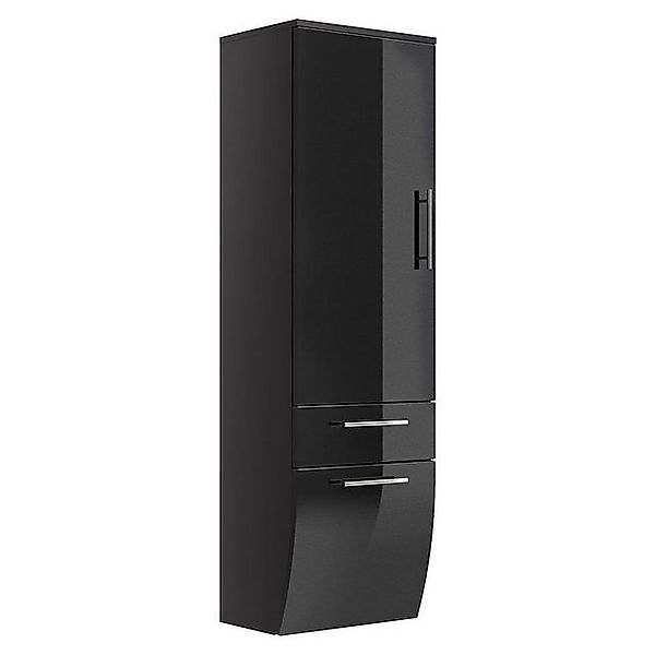 Badezimmer Hochschrank Hochglanz anthrazit TALONA-02 B x H x T ca. : 40 x 1 günstig online kaufen