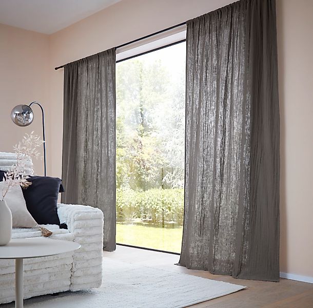 LeGer Home by Lena Gercke Gardine "Hevin, Musselin Vorhang, blickdichte Gar günstig online kaufen