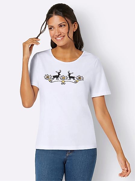 Classic Basics Trachtenshirt "Rundhals-Shirt", (1 tlg.) günstig online kaufen