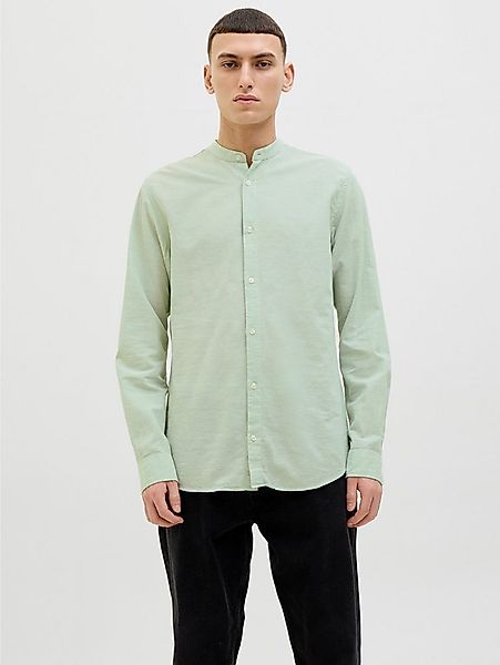 Jack & Jones Langarmhemd JJEBREEZE BAND SHIRT LS SN mit Bandkragen günstig online kaufen