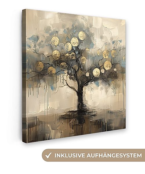 OneMillionCanvasses® Leinwandbild Beige - Abstrakt - günstig online kaufen