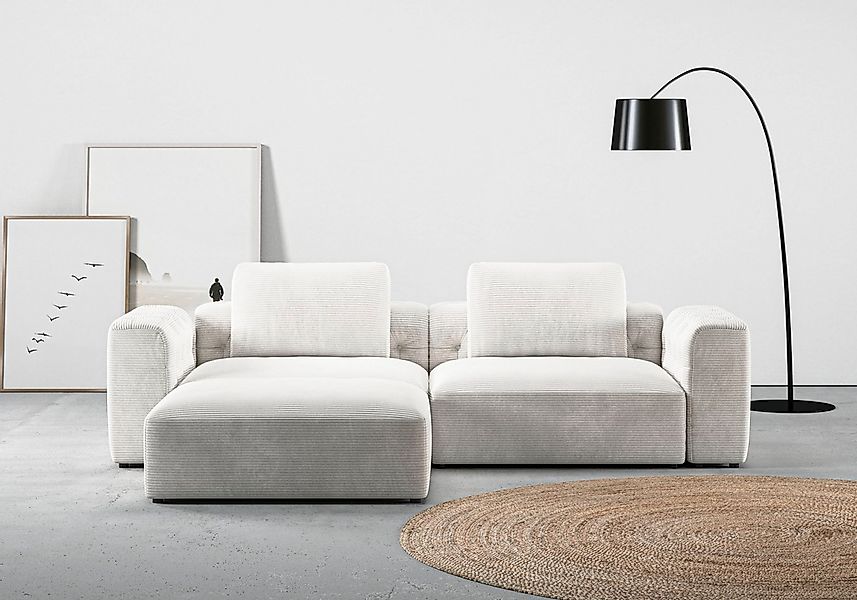 Home affaire Ecksofa "Cushid L-Form" Modulset, bestehend aus 3 Teilen günstig online kaufen