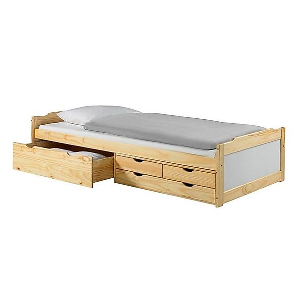 IDIMEX Funktionsbett ANDREA, Bett mit Stauraum Kinderbett Gästebett 4 Schub günstig online kaufen