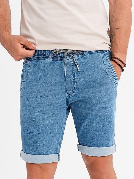 OMBRE Jeansshorts Jeansshorts für Herren mit hochgekrempeltem Bein günstig online kaufen