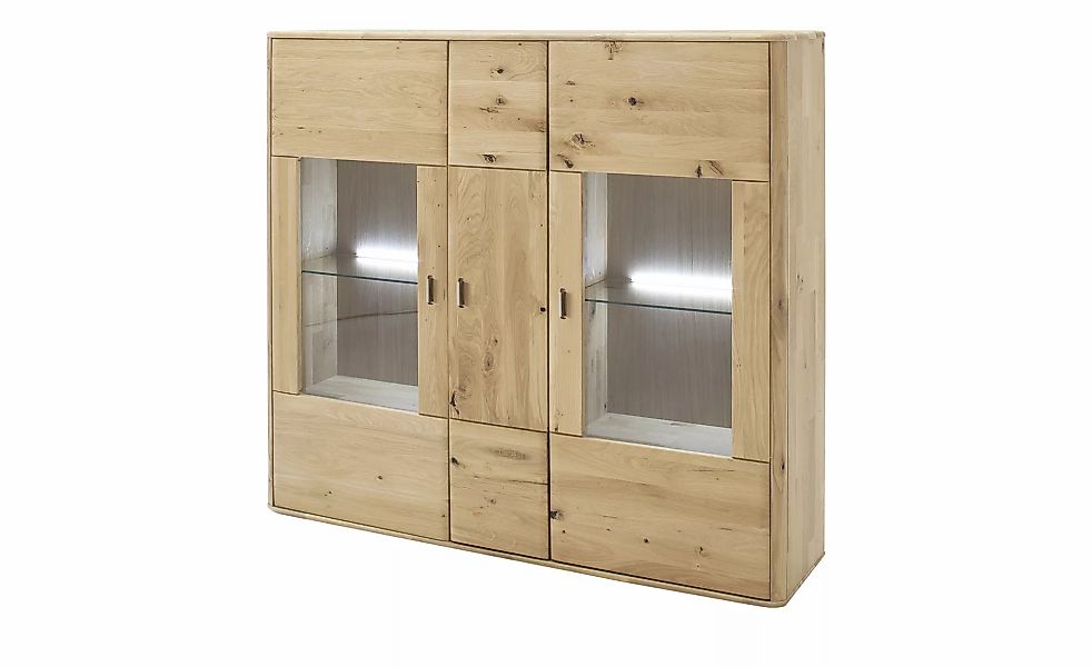 Woodford Highboard  Rowa ¦ holzfarben ¦ Maße (cm): B: 156 H: 141 T: 38.0 Ko günstig online kaufen