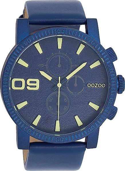 OOZOO Quarzuhr C11436, Armbanduhr, Herrenuhr, Lederarmband, günstig online kaufen
