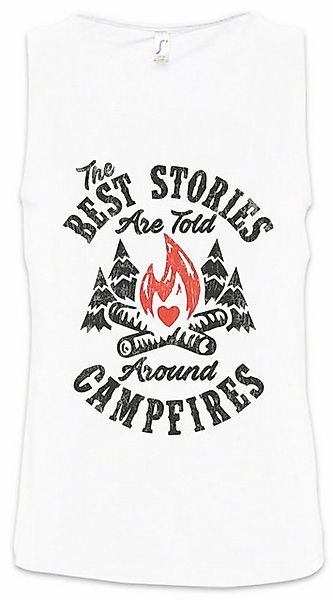 Urban Backwoods Tanktop Around Campfires Ärmelloses T-Shirt Campen Camping günstig online kaufen