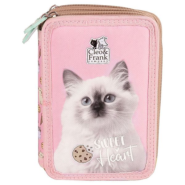 DERFORM Federtasche Katzen 3 Fach Federmäppchen günstig online kaufen