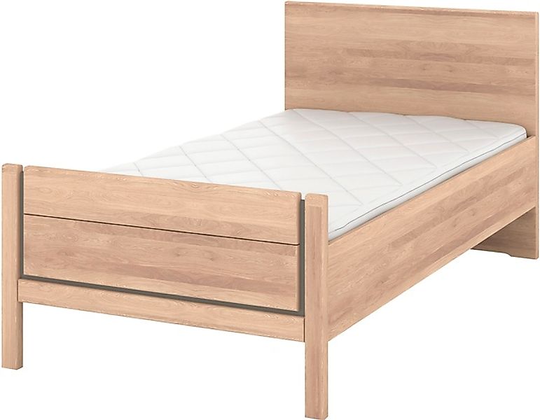 Musterring Holzbett »Sorrent, Bettgestell, Bettrahmen, teilmassiv Eiche«, ( günstig online kaufen