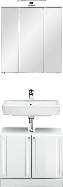 Saphir Badmöbel-Set »Quickset 955 2-teilig, Waschbeckenunterschrank und LED günstig online kaufen