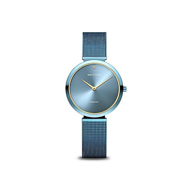 Bering Quarzuhr Bering Charity blau glänzend günstig online kaufen