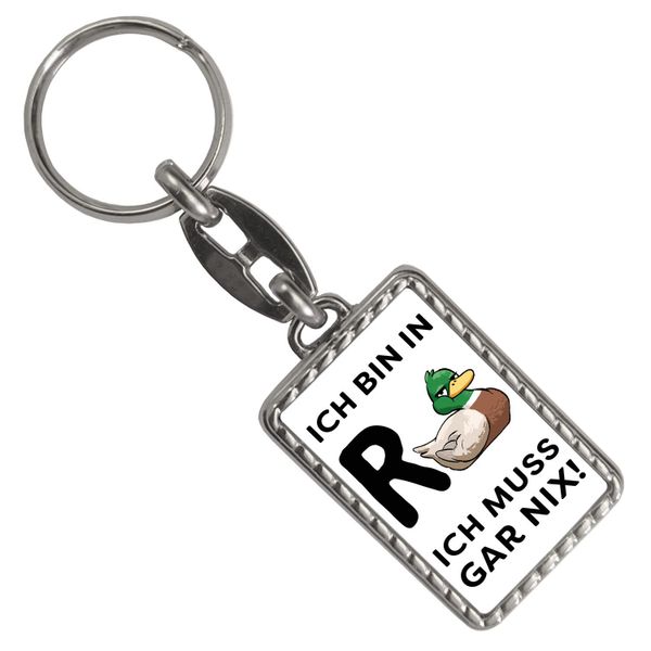 speecheese Schlüsselanhänger Ente Ruhestand Schlüsselanhänger mit günstig online kaufen