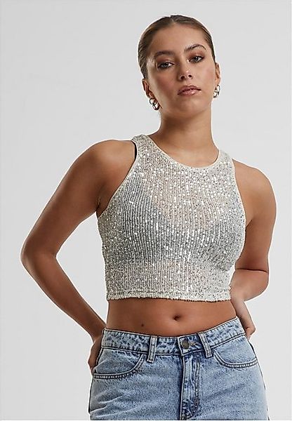 URBAN CLASSICS T-Shirt Ladies Sequins Cropped Top günstig online kaufen