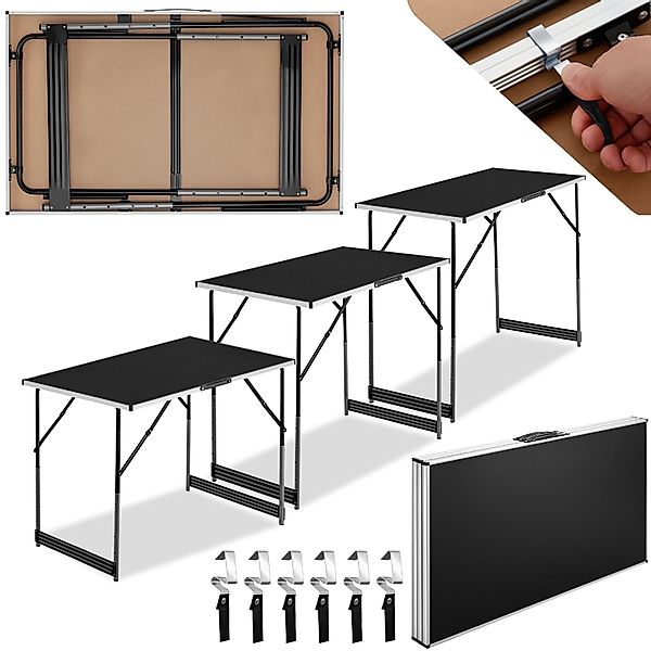 tectake Tapeziertisch 3er Set Tapeziertisch (3-St., günstig online kaufen