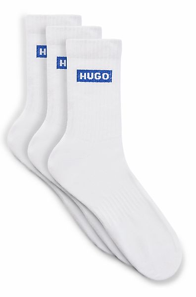 HUGO Underwear Socken "3P QS BLUE LOGO CC", (3 Paar), Unisex Sportsocken günstig online kaufen