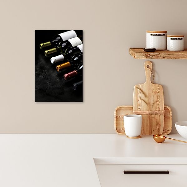 OneMillionCanvasses® Leinwandbild Wein - Flaschen - günstig online kaufen