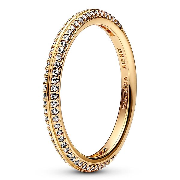 Pandora Fingerring Goldfarben Pavé günstig online kaufen