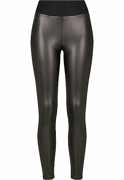 URBAN CLASSICS Leggings "Urban Classics Damen Ladies Faux Leather High Wais günstig online kaufen
