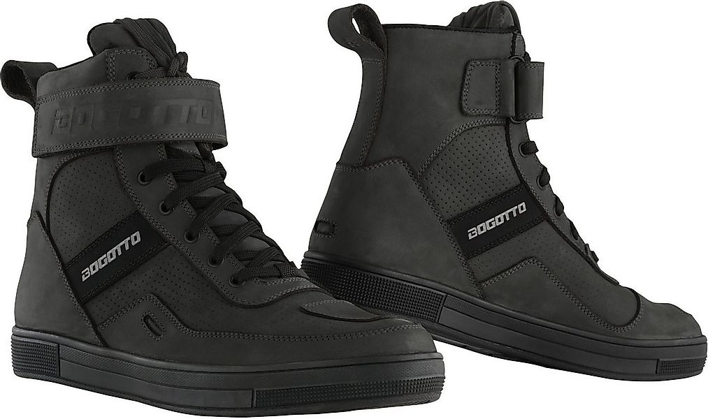 Bogotto Denton perforierte wasserdichte Motorrad Schuhe Motorradstiefel per günstig online kaufen