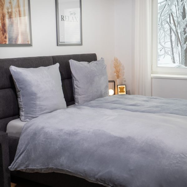 Casa Colori Bettwäsche Teddy Flausch, Polyester, günstig online kaufen