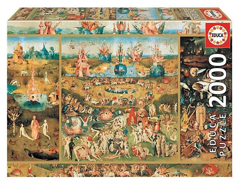 Educa Puzzle 9218505 - The Garden Of Delights - 2000 Teile Puzzle günstig online kaufen