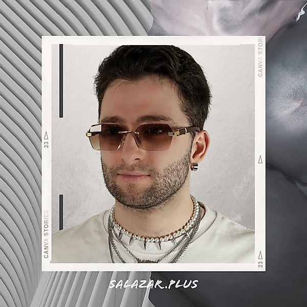 salazar.plus Sonnenbrille Randlos Rechteckig Unisex 2 günstig online kaufen