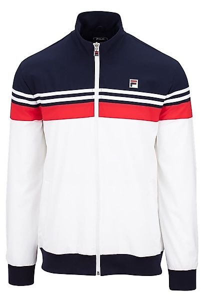 Fila Trainingsjacke Bruno (Full-Zip, Stehkragen) weiss/rot günstig online kaufen