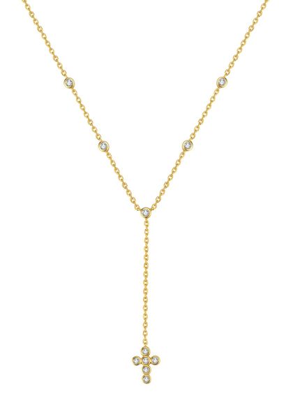 Hey Happiness Kreuzkette Lariat mit Anhänger, günstig online kaufen