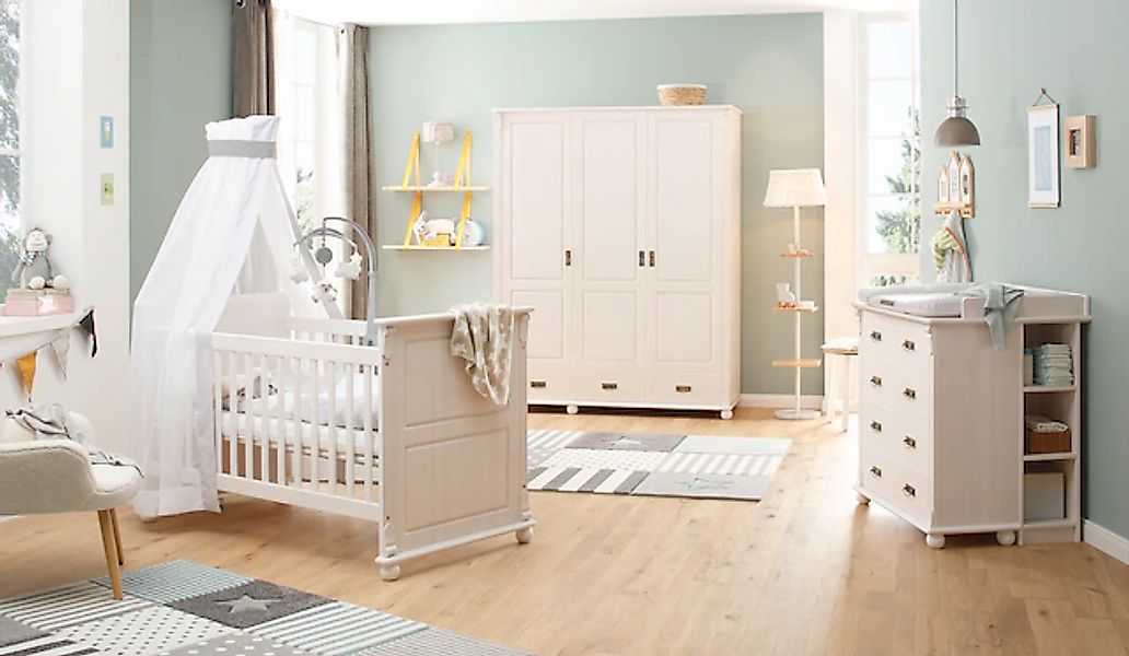 Lüttenhütt Babyzimmer-Komplettset "Aimo", Landhausstil, stabile Qualität, günstig online kaufen