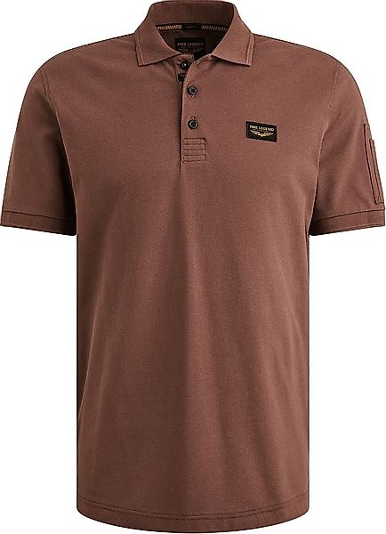 PME Legend American Classic Poloshirt Braun - Größe M günstig online kaufen