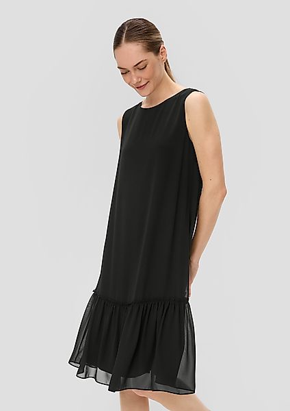 s.Oliver BLACK LABEL Minikleid Knieumspielendes Chiffon-Kleid günstig online kaufen