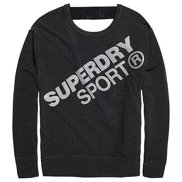 Superdry Active Graphic Crew Sweatshirt XL Black Marl günstig online kaufen