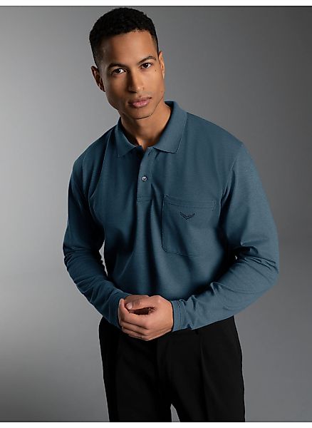 Trigema Poloshirt "TRIGEMA Poloshirt mit Brusttasche" 1 Stk. günstig online kaufen
