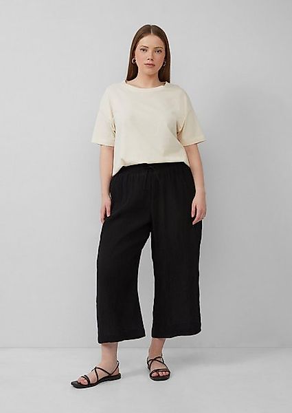 QS Stoffhose Culotte aus Viskosemix günstig online kaufen