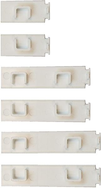 Garduna Gardinenschiene Enddeckel für Kunststoff-Gardinenschiene, 2-läufig, günstig online kaufen