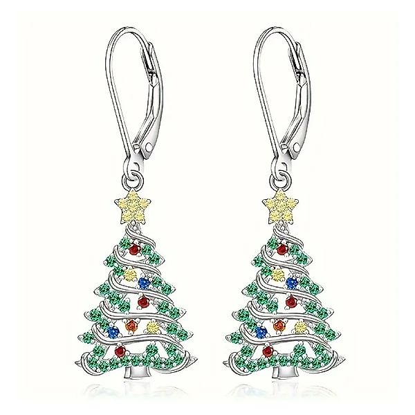 Adelia´s Paar Ohrhänger, Weihnachtsschmuck Ohrhänger Weihnachtsbaum günstig online kaufen
