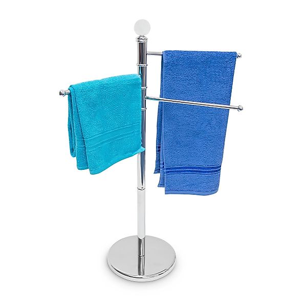 relaxdays Handtuchständer Edelstahl 3 armig günstig online kaufen