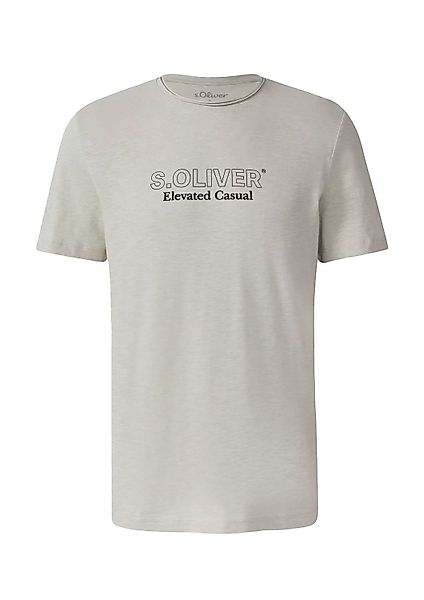 s.Oliver T-Shirt Basic Rundhals-Ausschnitt, mit Logo günstig online kaufen