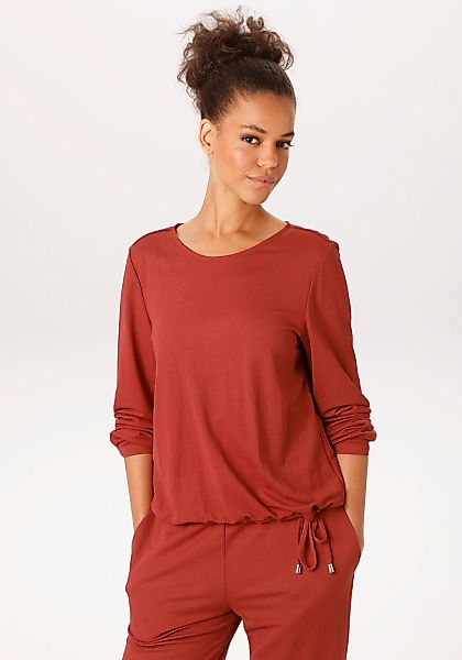 Aniston CASUAL Langarmshirt in weicher Pique-Qualität NEUE KOLLEKTION günstig online kaufen