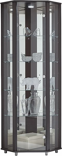 fif möbel Eckvitrine "TRIO Höhe ca. 172 cm, ink. Beleuchtung", Eckvitrine/G günstig online kaufen