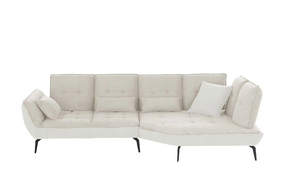 vito Ecksofa mit Sitztiefenverstellung Ticona ¦ creme ¦ Maße (cm): B: 320 H günstig online kaufen