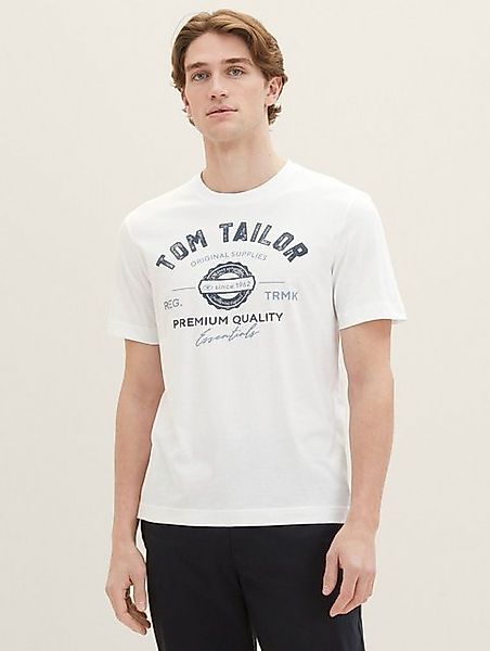 TOM TAILOR T-Shirt mit großem Logofrontprint günstig online kaufen