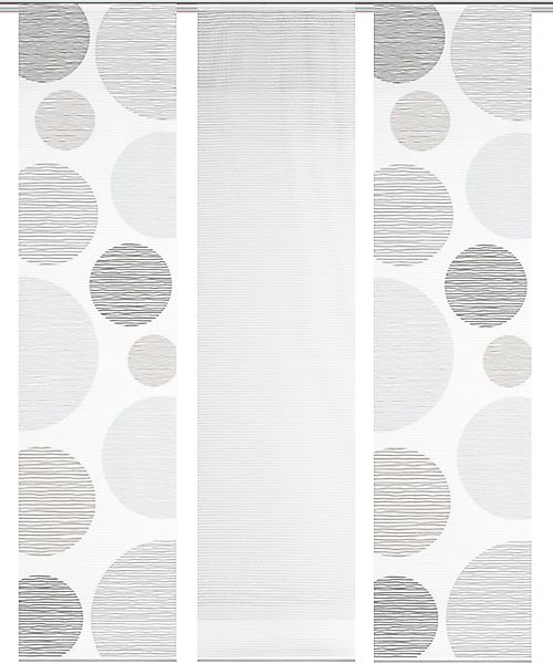 Vision S Schiebegardine "3ER SET BORDEN" Paneelwagen 3 Stk. tlg. HxB: 260x6 günstig online kaufen