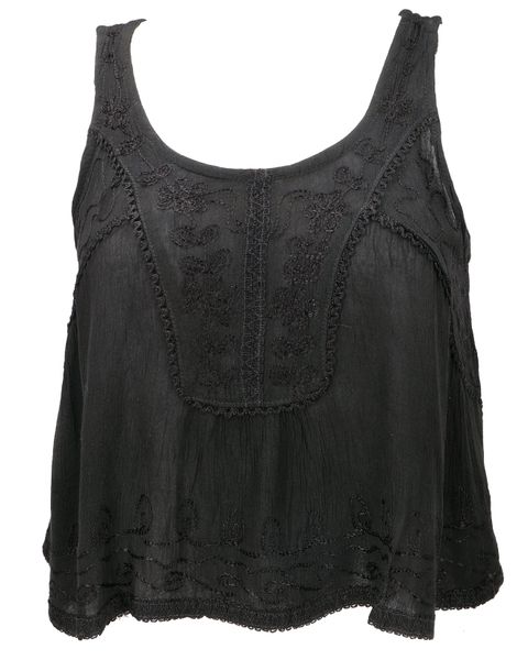 Guru-Shop T-Shirt Besticktes Top Boho chic, günstig online kaufen