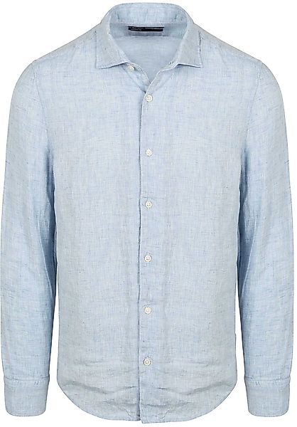 Marc O'Polo Hemd Leinen Hellblau  - Größe XXL günstig online kaufen