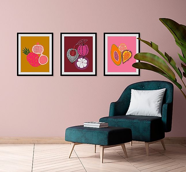 queence Bild »Anton«, Obst-Obst Bilder-Lebensmittel-Essen-Kunst-Figuren, (1 günstig online kaufen