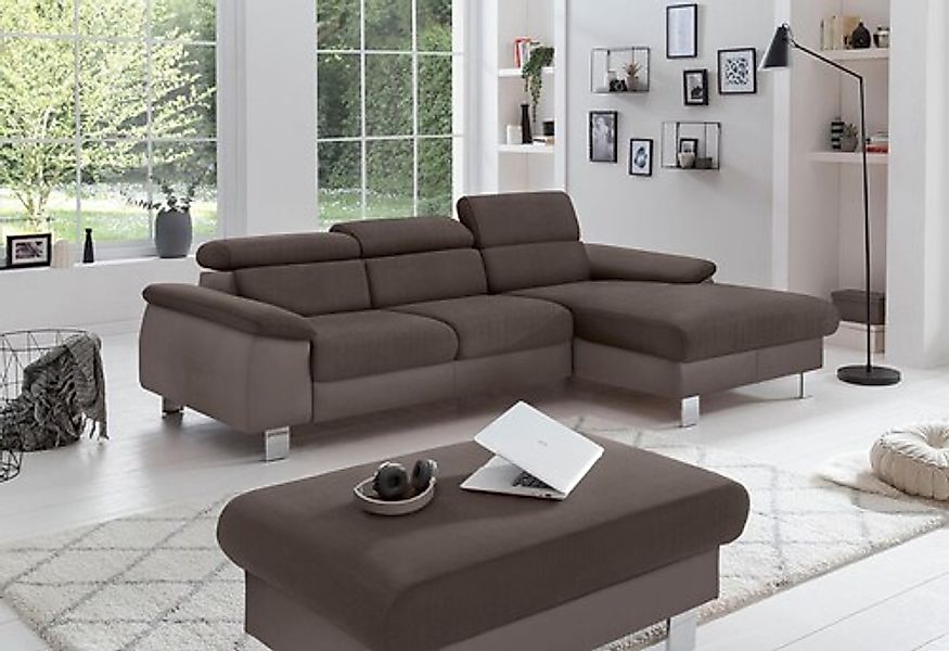 COTTA Polstergarnitur »Komaris L-Form«, (Set), Set bestehend aus: Ecksofa m günstig online kaufen