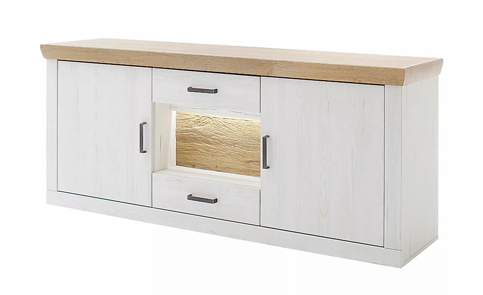 maison bleue Sideboard  Zara ¦ weiß ¦ Maße (cm): B: 181 H: 78 T: 47.0 Kommo günstig online kaufen